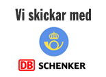 Vi skickar med posten och schenker!